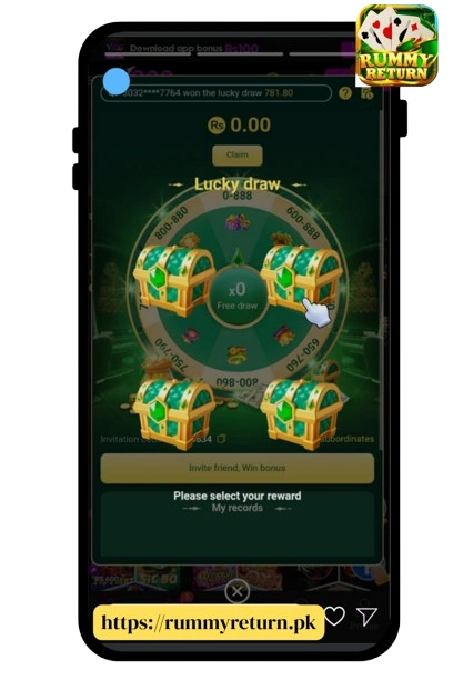 Rummy Return Game rewards
