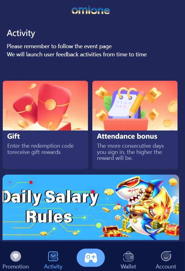 Omi One Game rewards