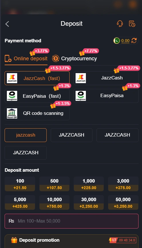 Jk667 Game deposit