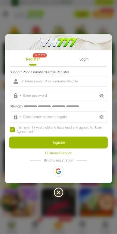 Vh777 Game login