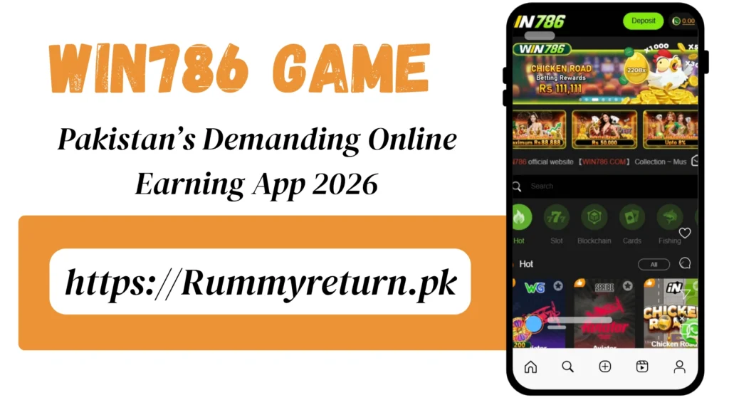 Win786 Game interface screenshot