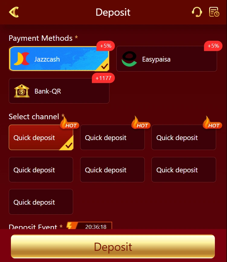 EK77 Game deposit