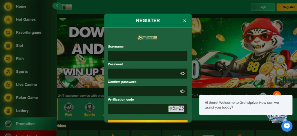 Pakwin88 Game login