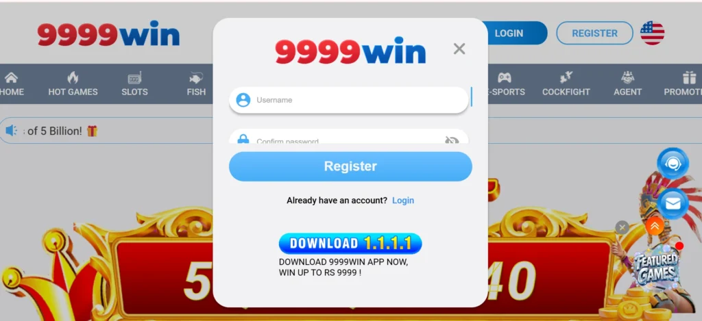 9999Win Game login