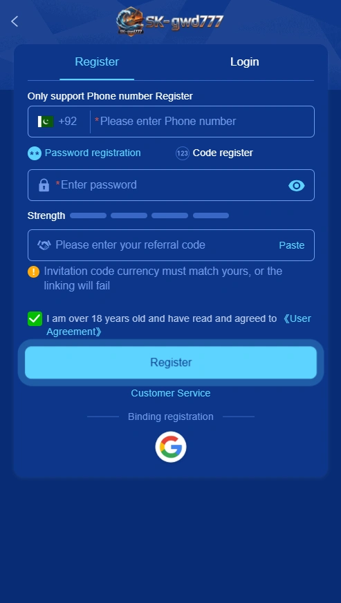 SKGWD777 Game login