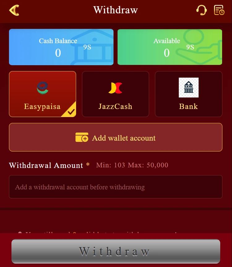 Jc92 Game deposit