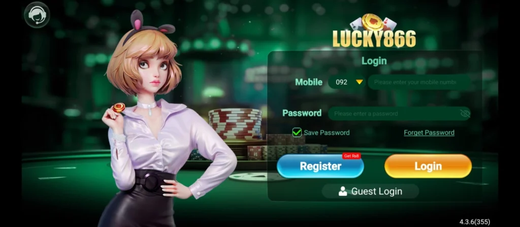 Lucky886 Game login