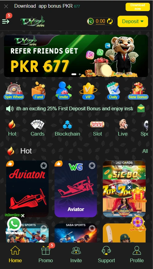 YT777 Game interface screenshot