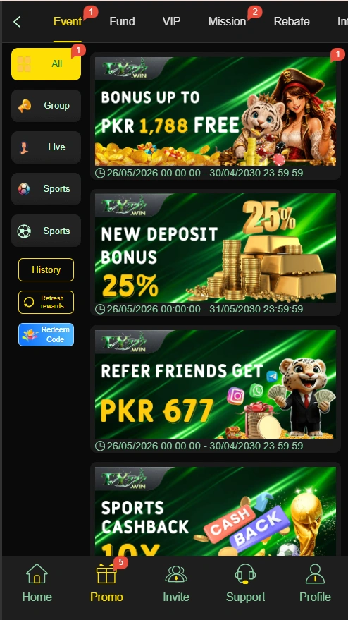 YT777 Game rewards
