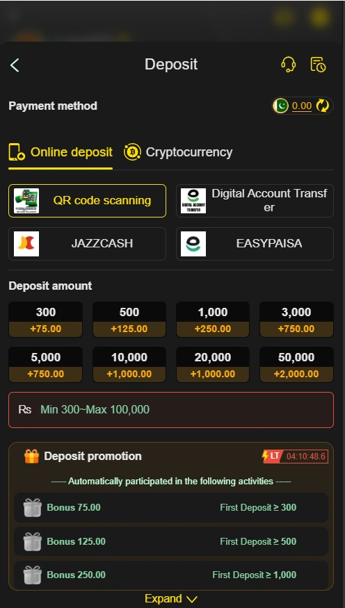 YT777 Game deposit
