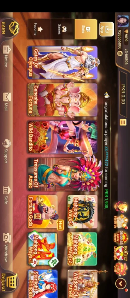 Z3 Game interface screenshot